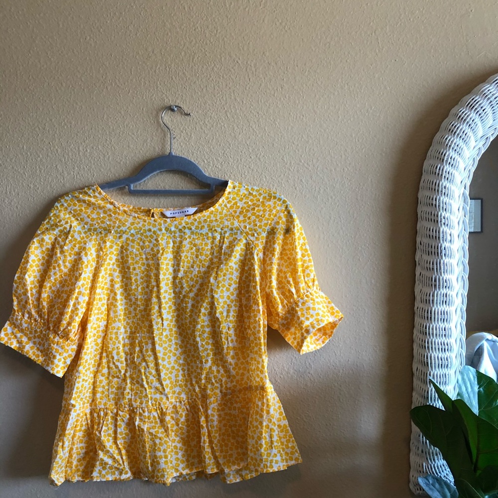 Pop Sugar Yellow Top